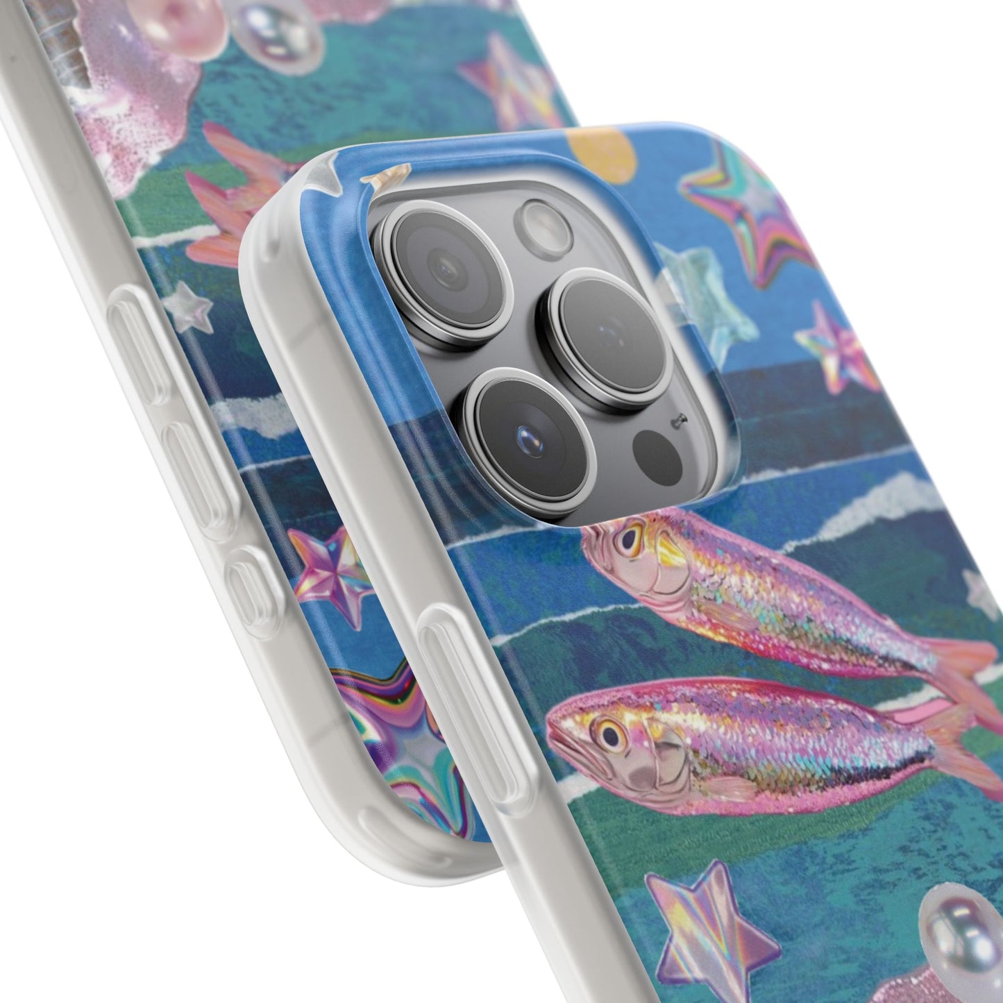 Iridescent Seashell Phone Case | Mermaidcore Ocean Aesthetic Case