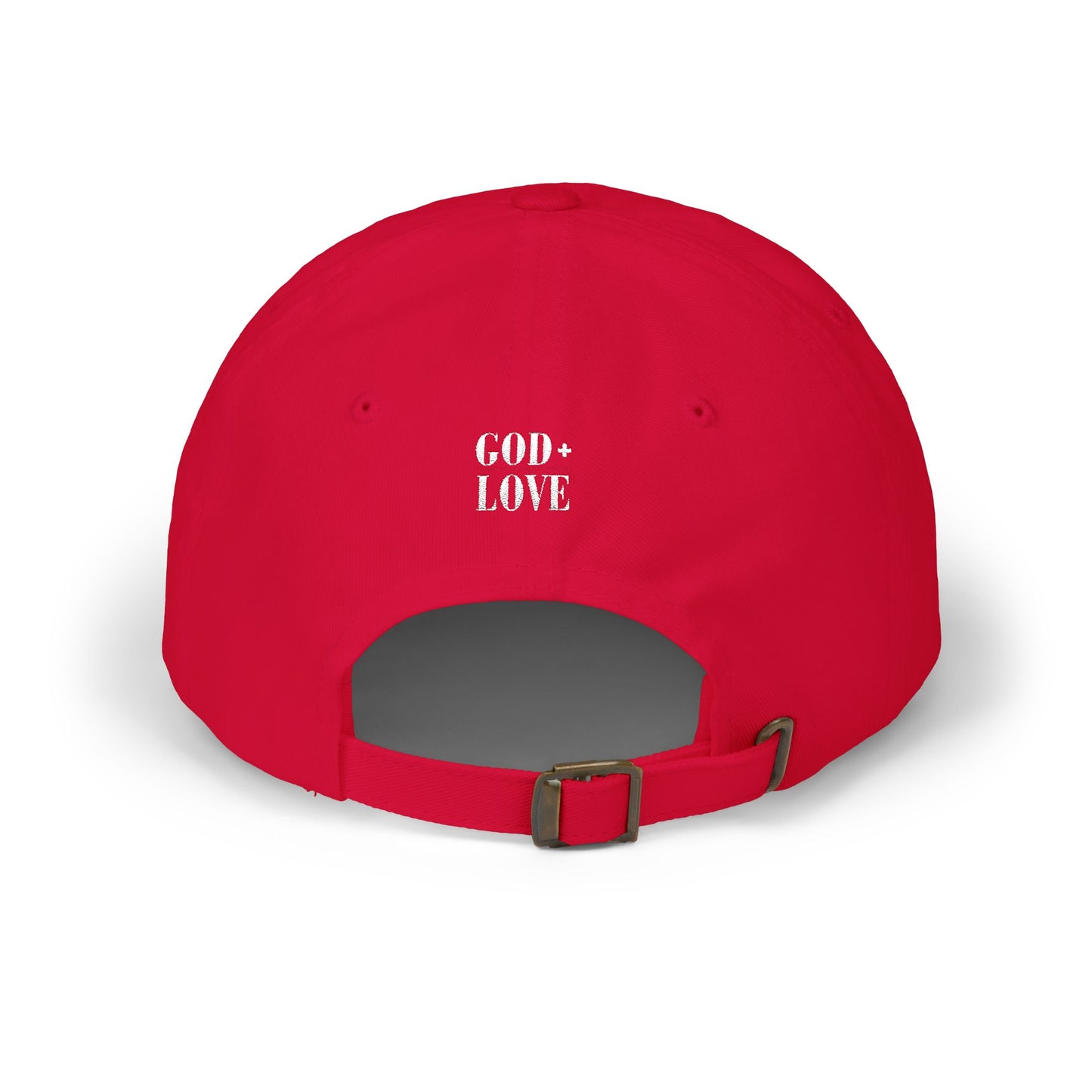 God + Love Statement Hat | Faith-Based Adjustable Dad Cap