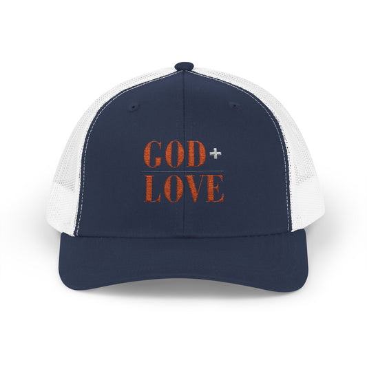God + Love USA Trucker Hat | Faith + Freedom Snapback Cap