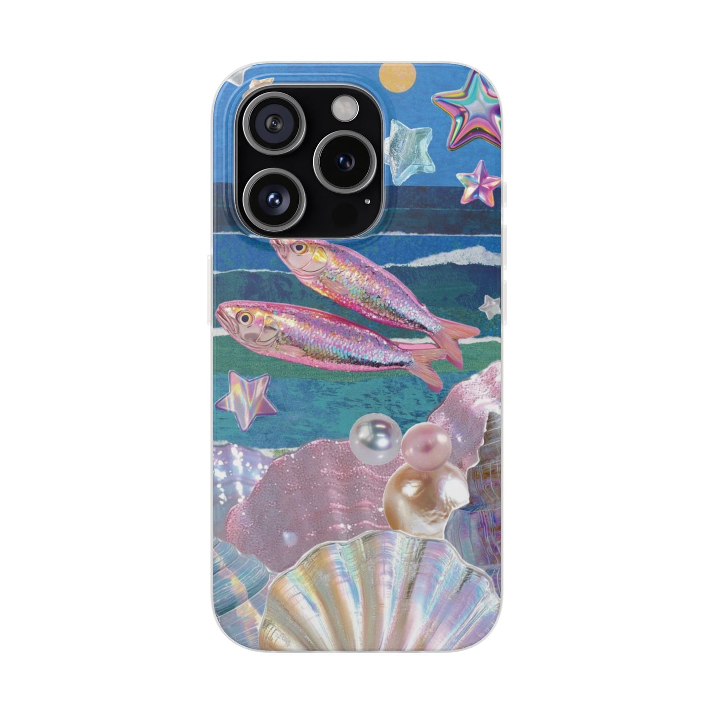 Iridescent Seashell Phone Case | Mermaidcore Ocean Aesthetic Case