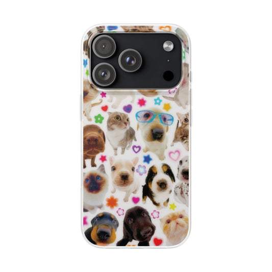Cute Puppy Kitten Phone Case | Kawaii Pet Lover Aesthetic Case