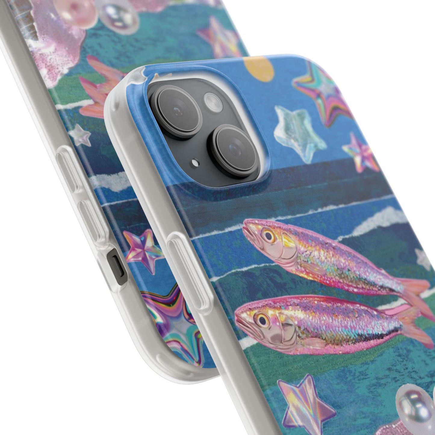 Iridescent Seashell Phone Case | Mermaidcore Ocean Aesthetic Case