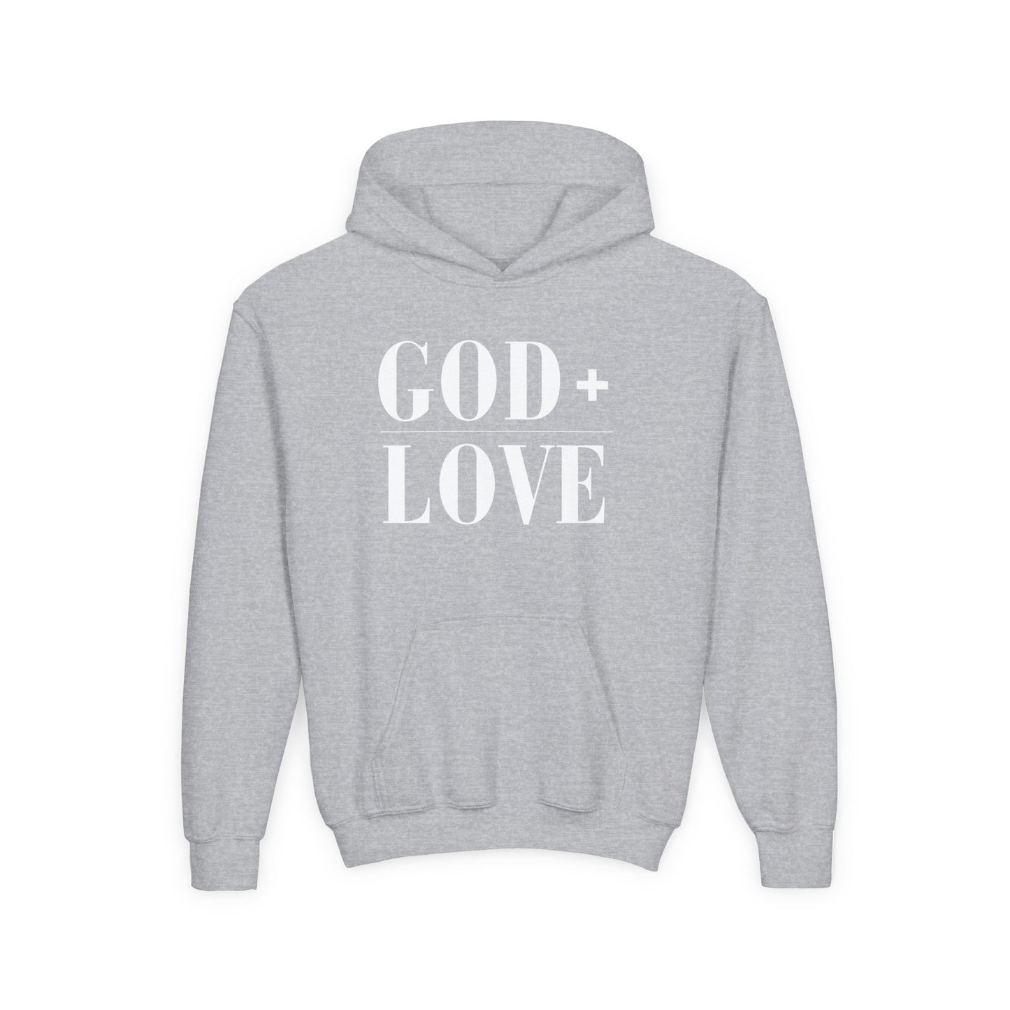 God + Love Statement Hoodie – Youth