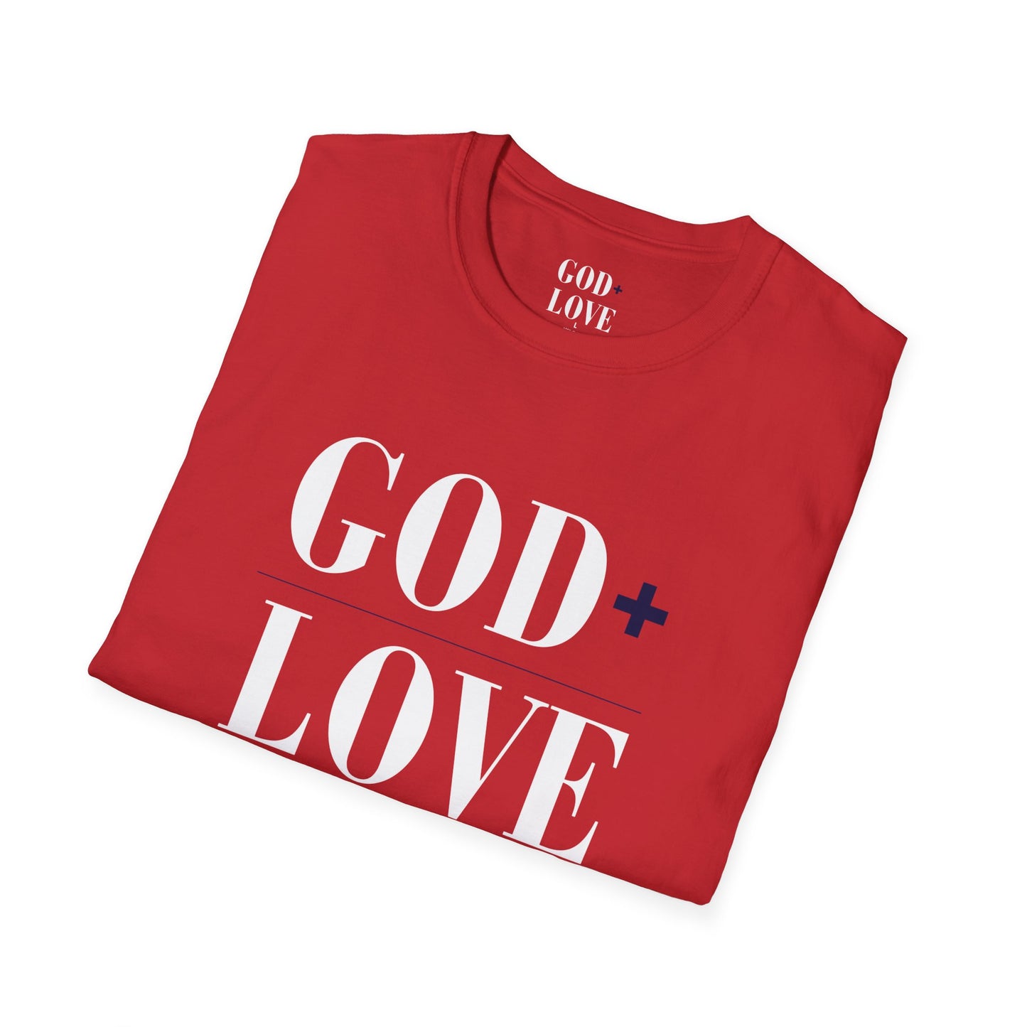 USA God Bless Love Statement Tee – ADULT