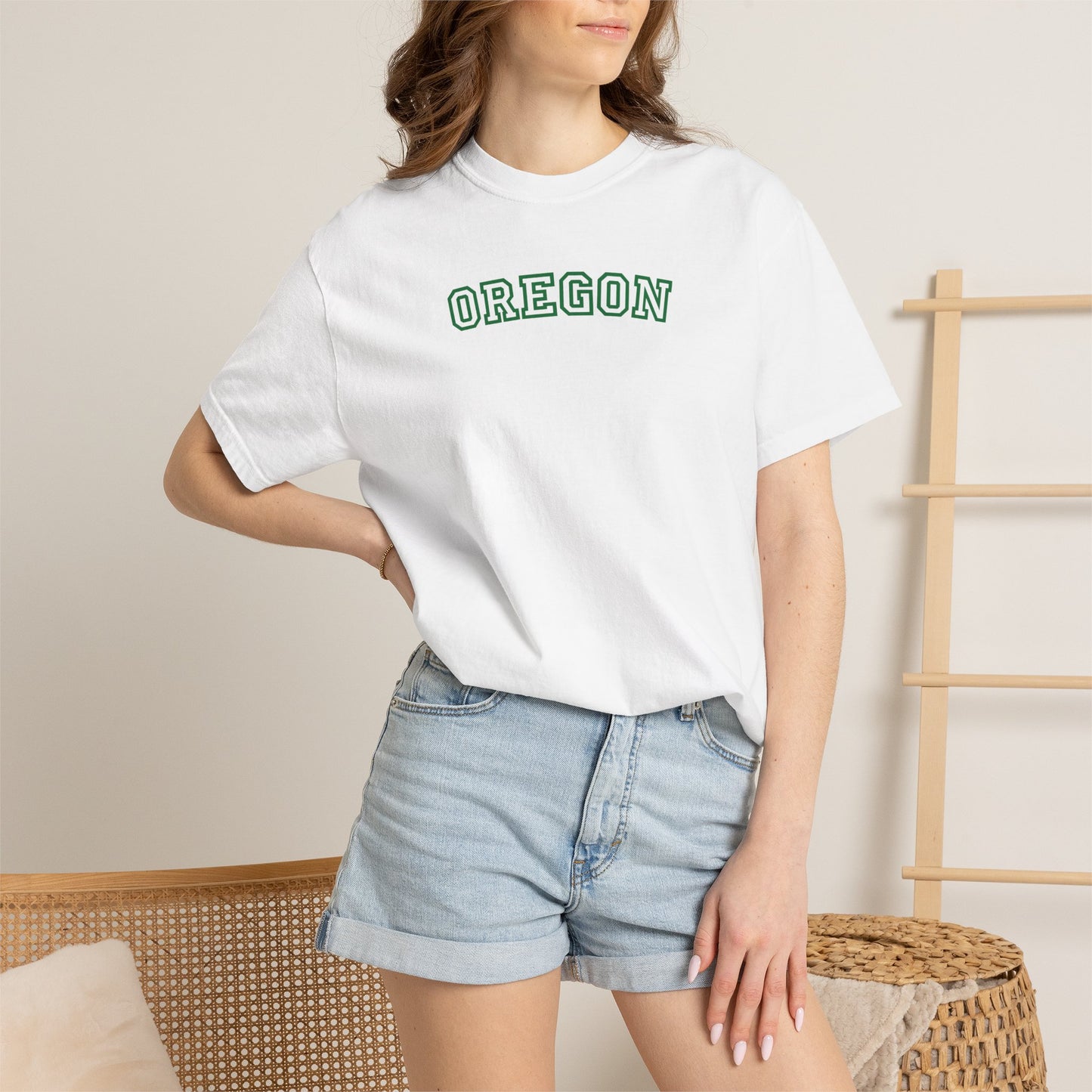 Oregon Varsity Graphic Tee | Retro Oregon Shirt | Pacific Northwest Aesthetic Tee | Trendy State Pride Shirt