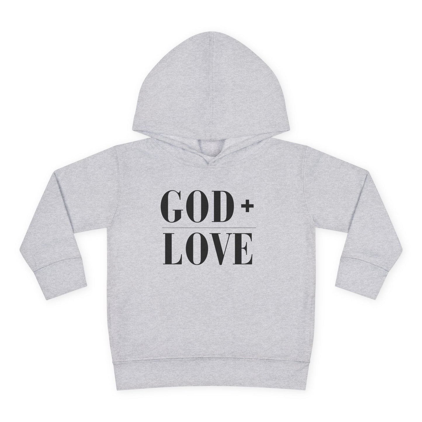 God + Love Statement Hoodie – Toddler