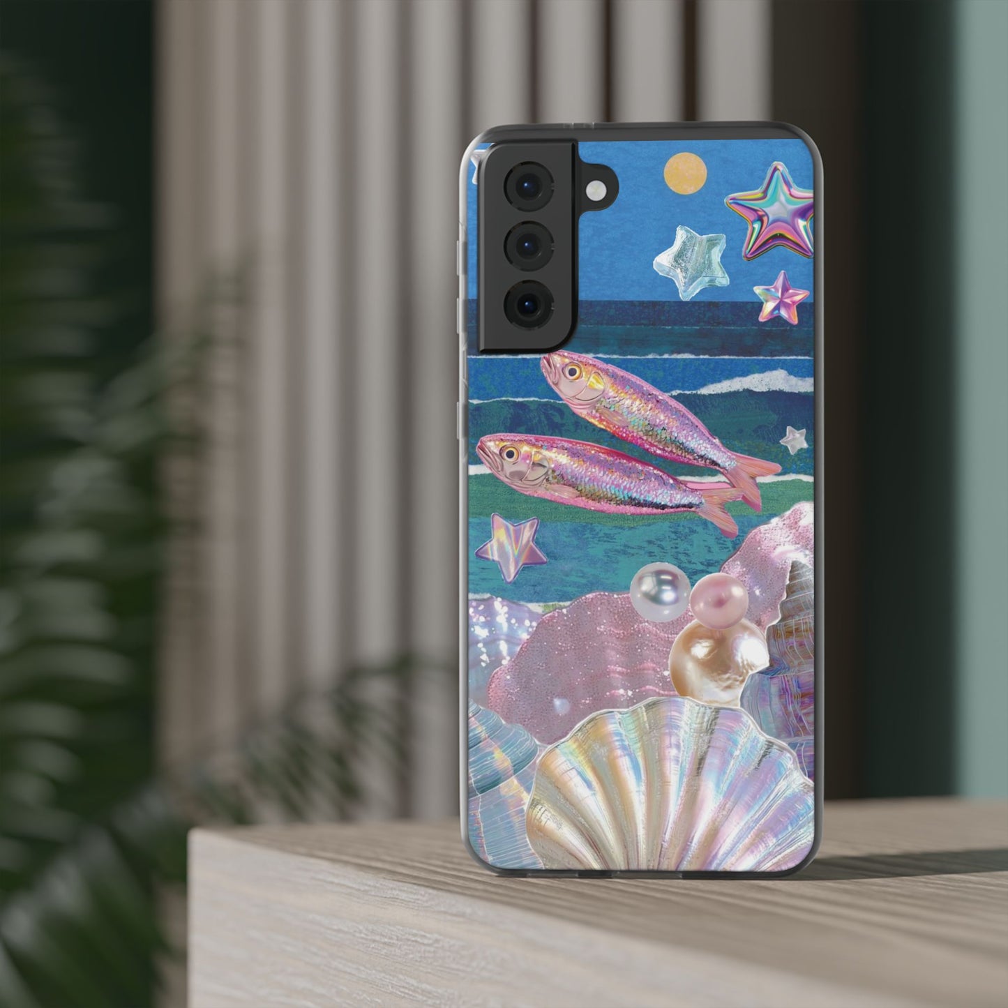 Iridescent Seashell Phone Case | Mermaidcore Ocean Aesthetic Case