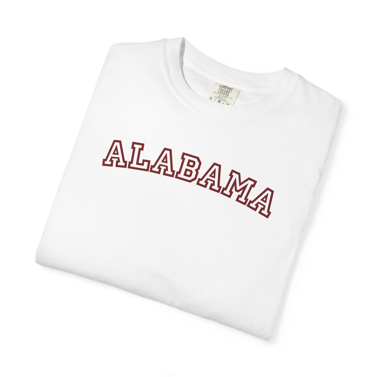 Alabama Varsity Graphic Tee | Retro Alabama Shirt | Southern Game Day Tee | Trendy College Style Shirt | State Pride Tee