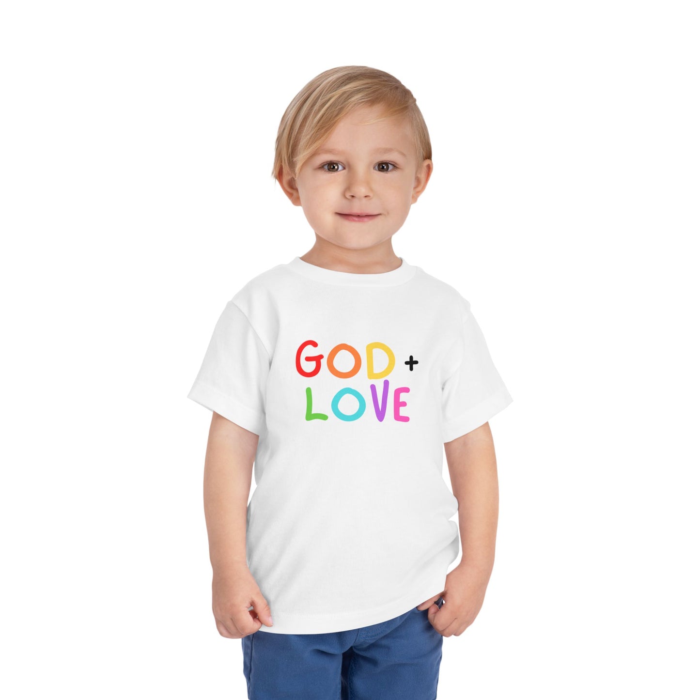 God + Love Color Statement Tee – Toddler