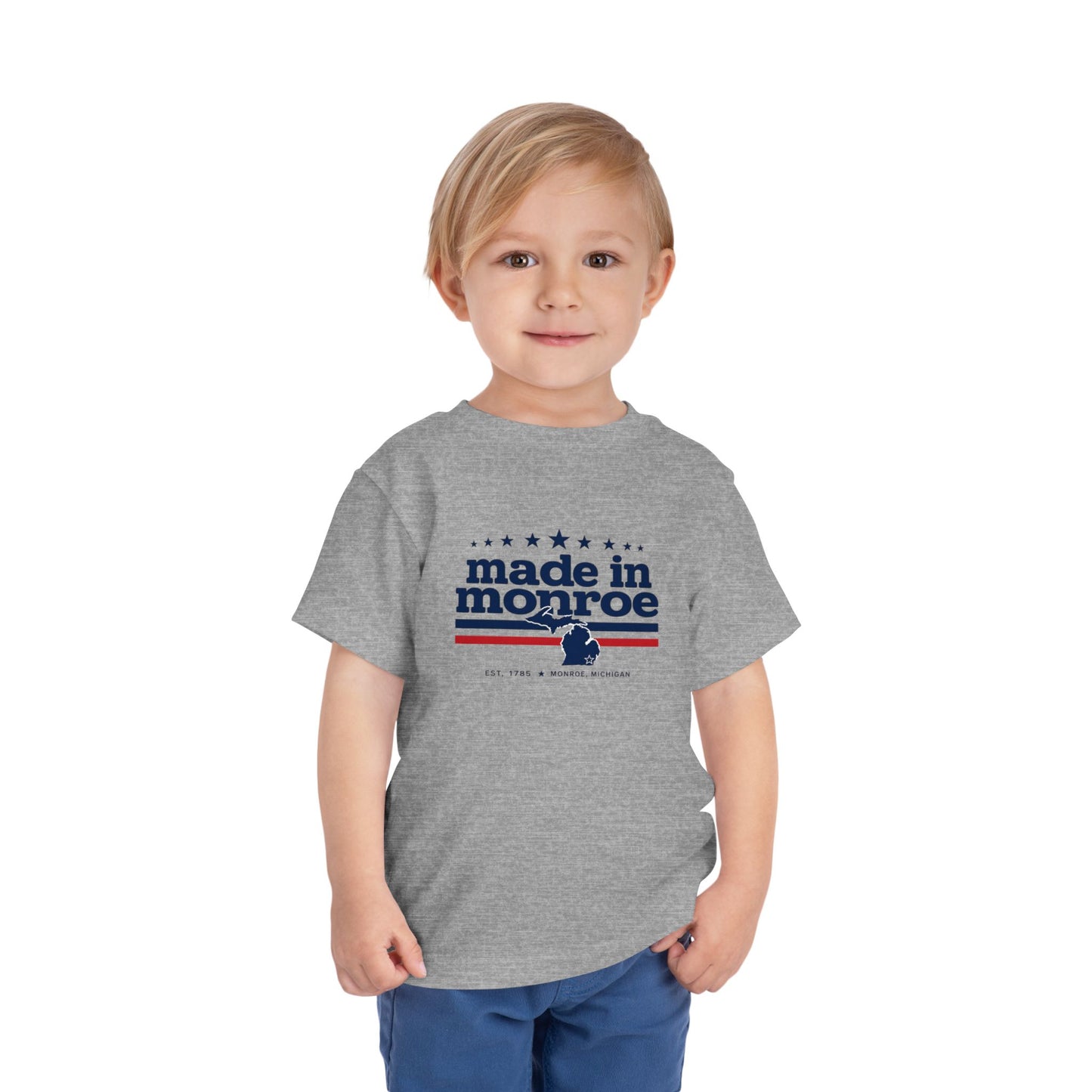 Made in Monroe Vintage Hometown Graphic T-Shirt- TODDLER
