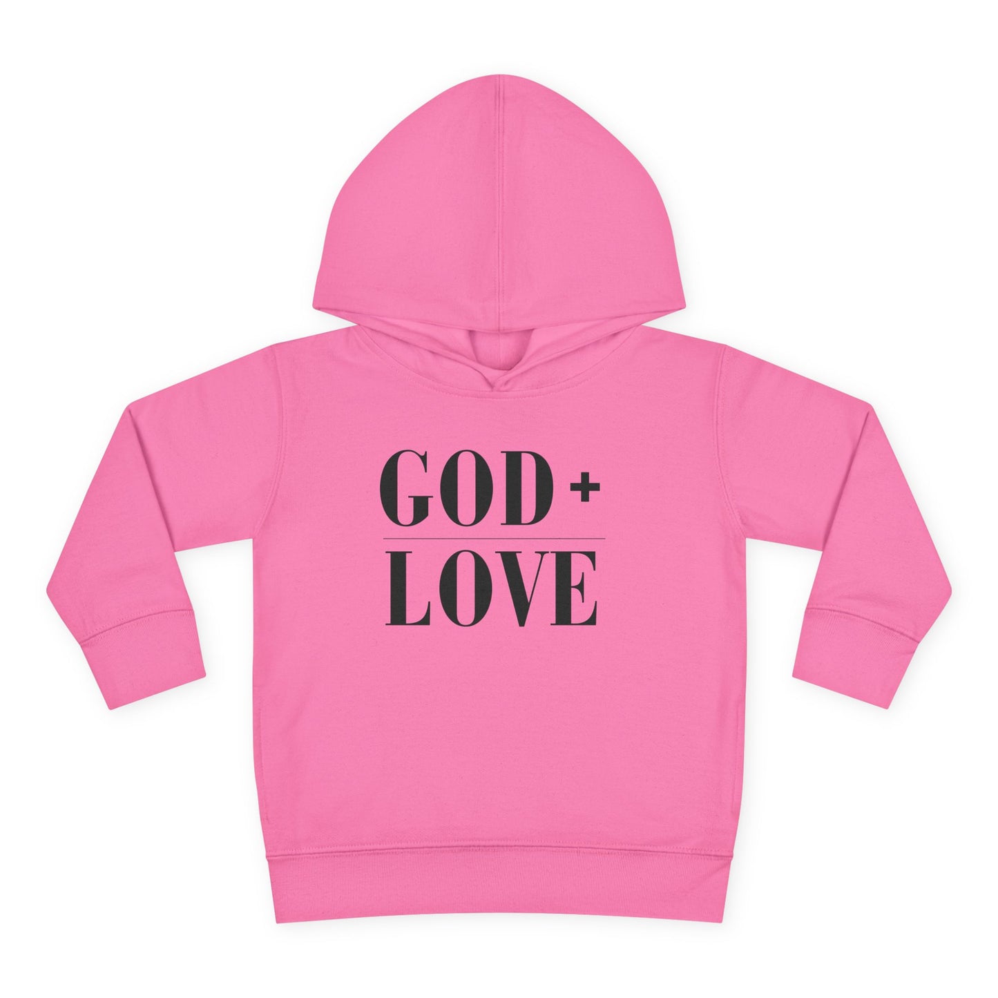God + Love Statement Hoodie – Toddler