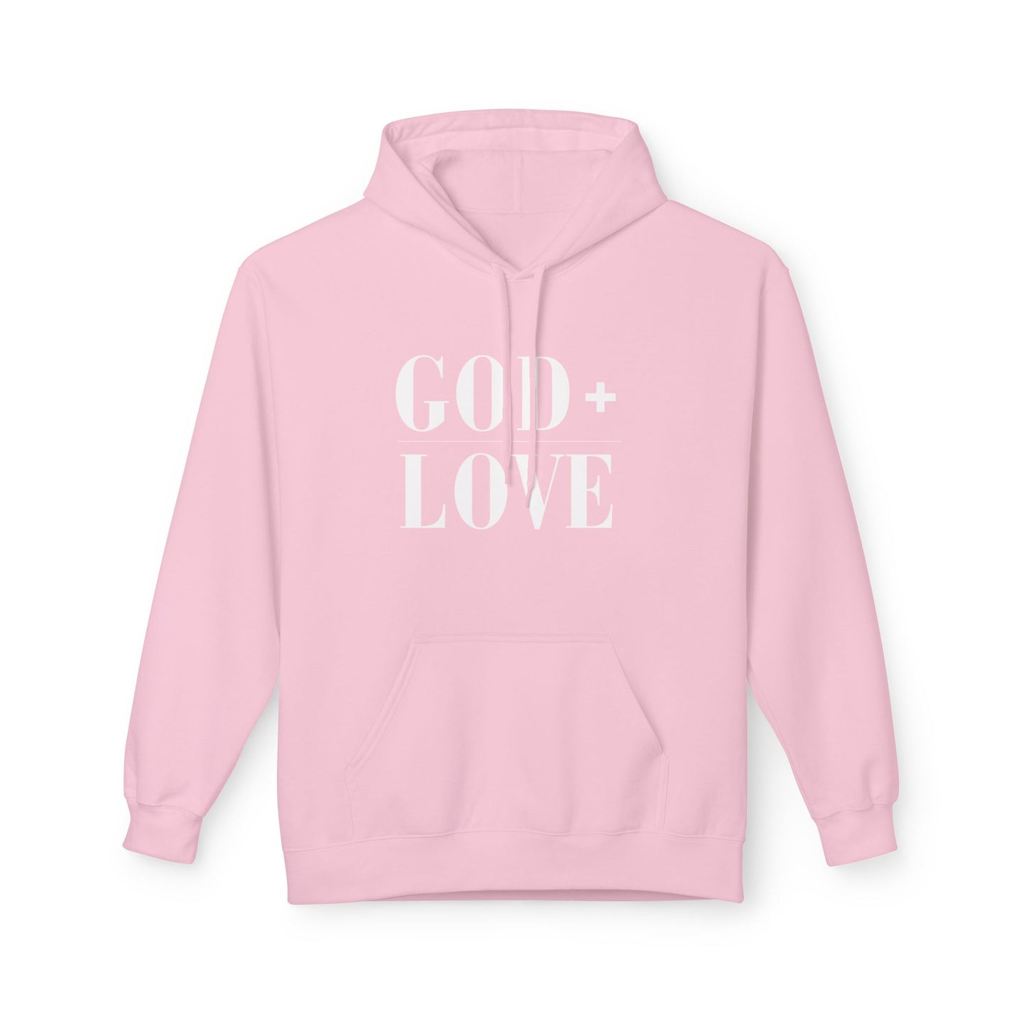 God + Love Statement Fleece Hoodie