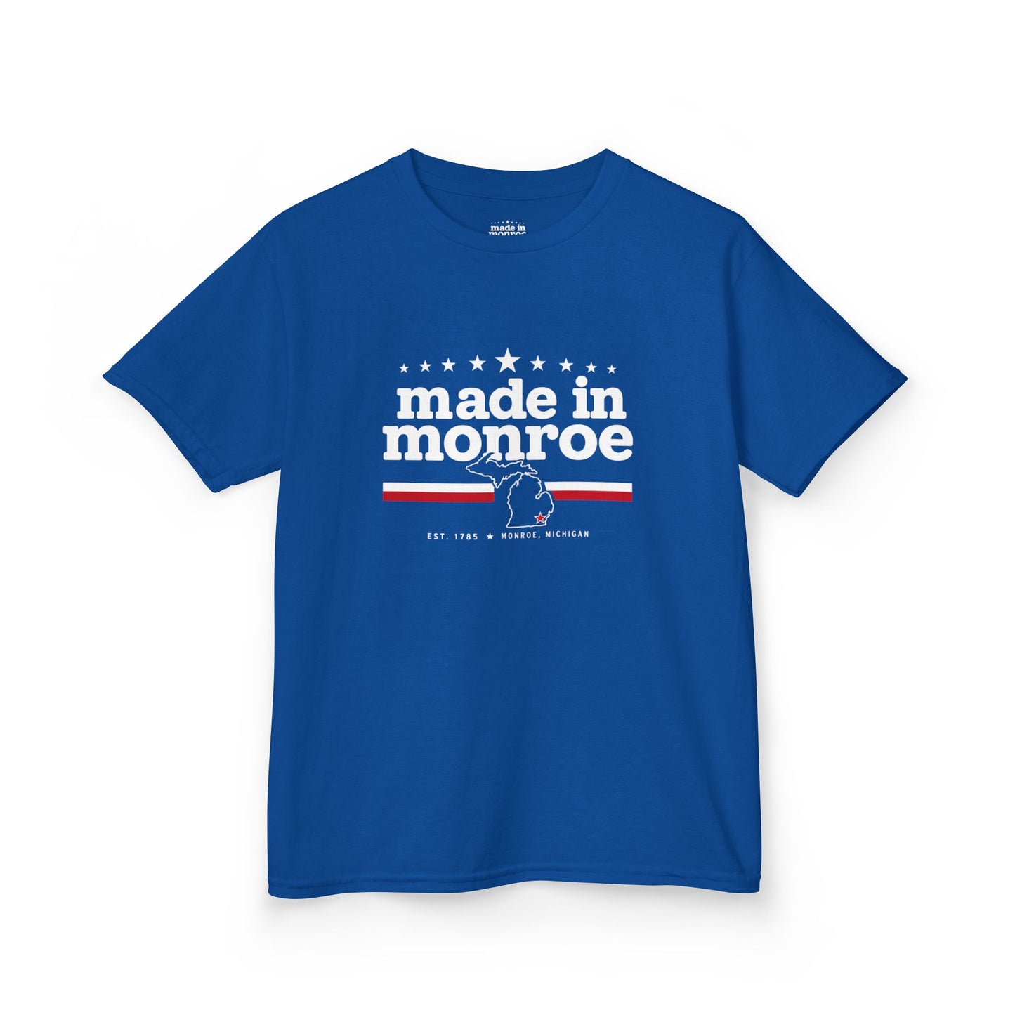 Made in Monroe Vintage Hometown Graphic T-Shirt- YOUTH