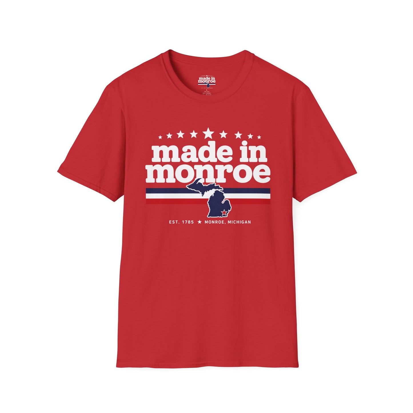Made in Monroe Vintage Hometown Graphic T-Shirt- ADULT