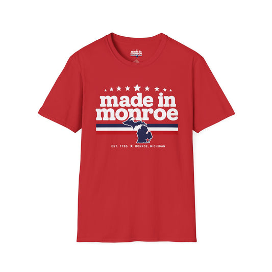 Made in Monroe Vintage Hometown Graphic T-Shirt- ADULT