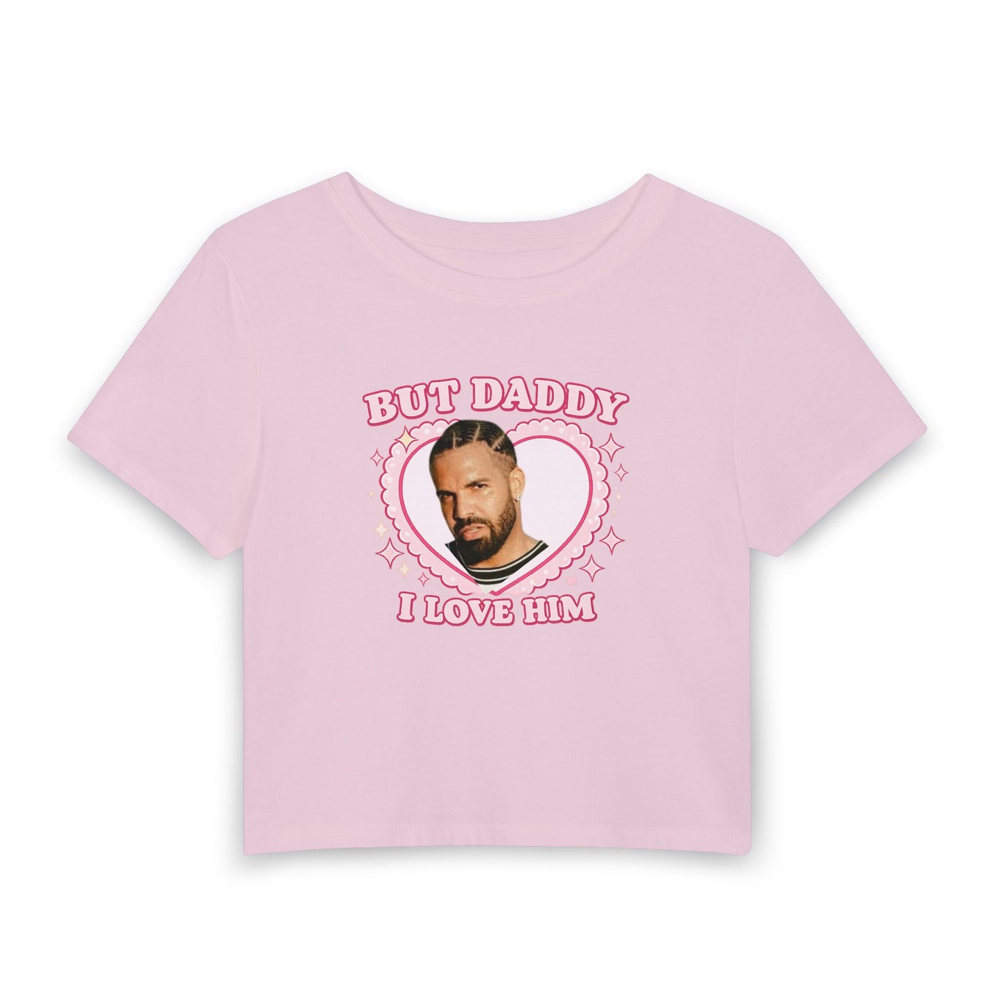But Daddy, I Love Him Baby Tee | Funny Coquette Graphic Shirt