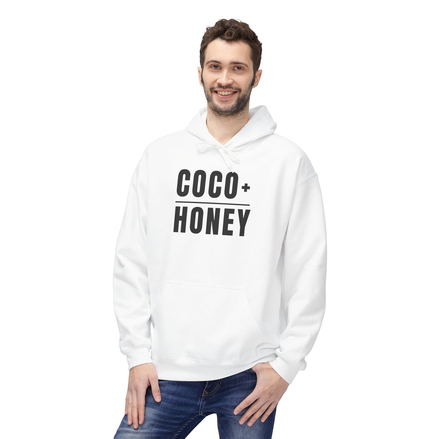 COCO + HONEY Signature Hoodie | Everyday It Girl Graphic Hoodie-Black