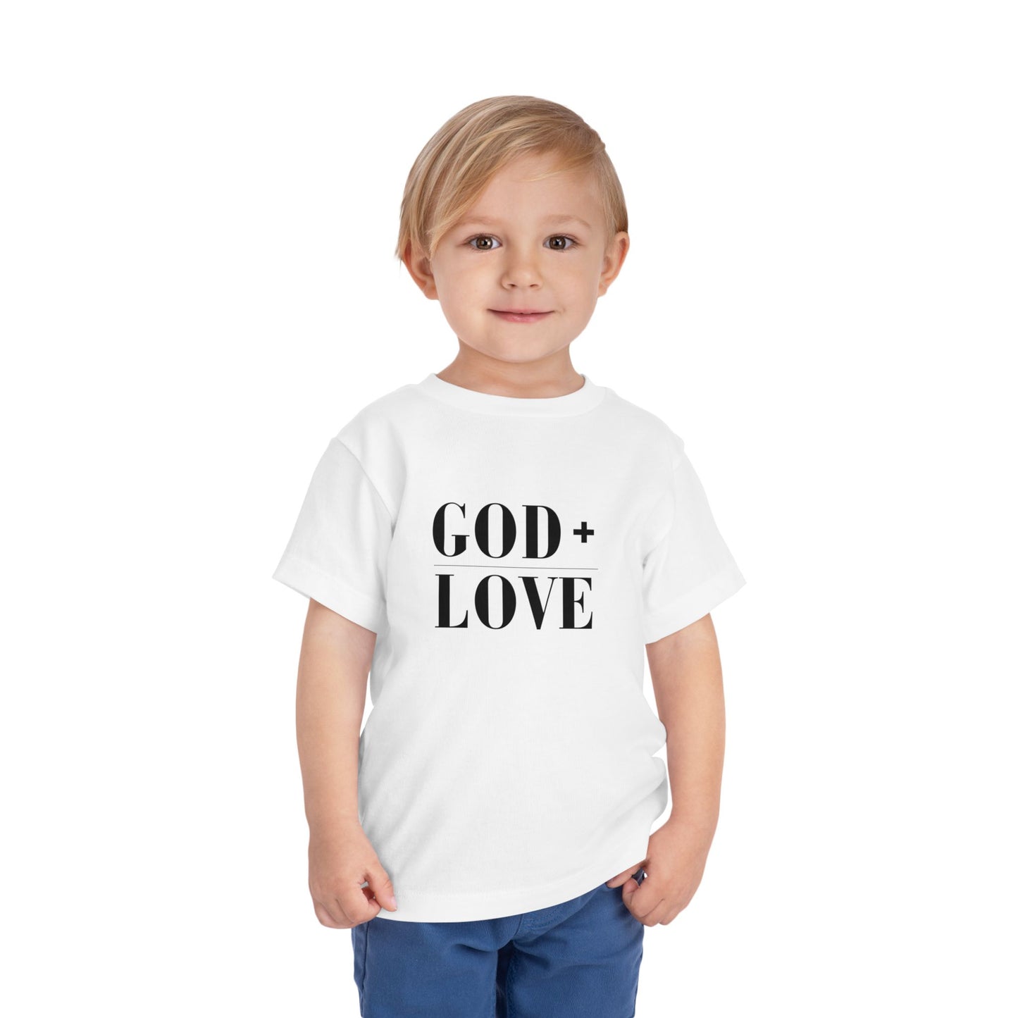 God + Love Statement Tee – Toddler