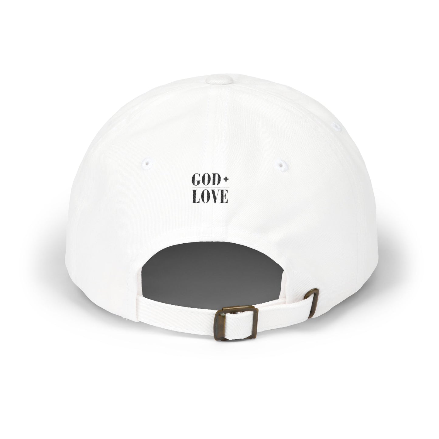 God + Love Statement Hat | Faith-Based Adjustable Dad Cap