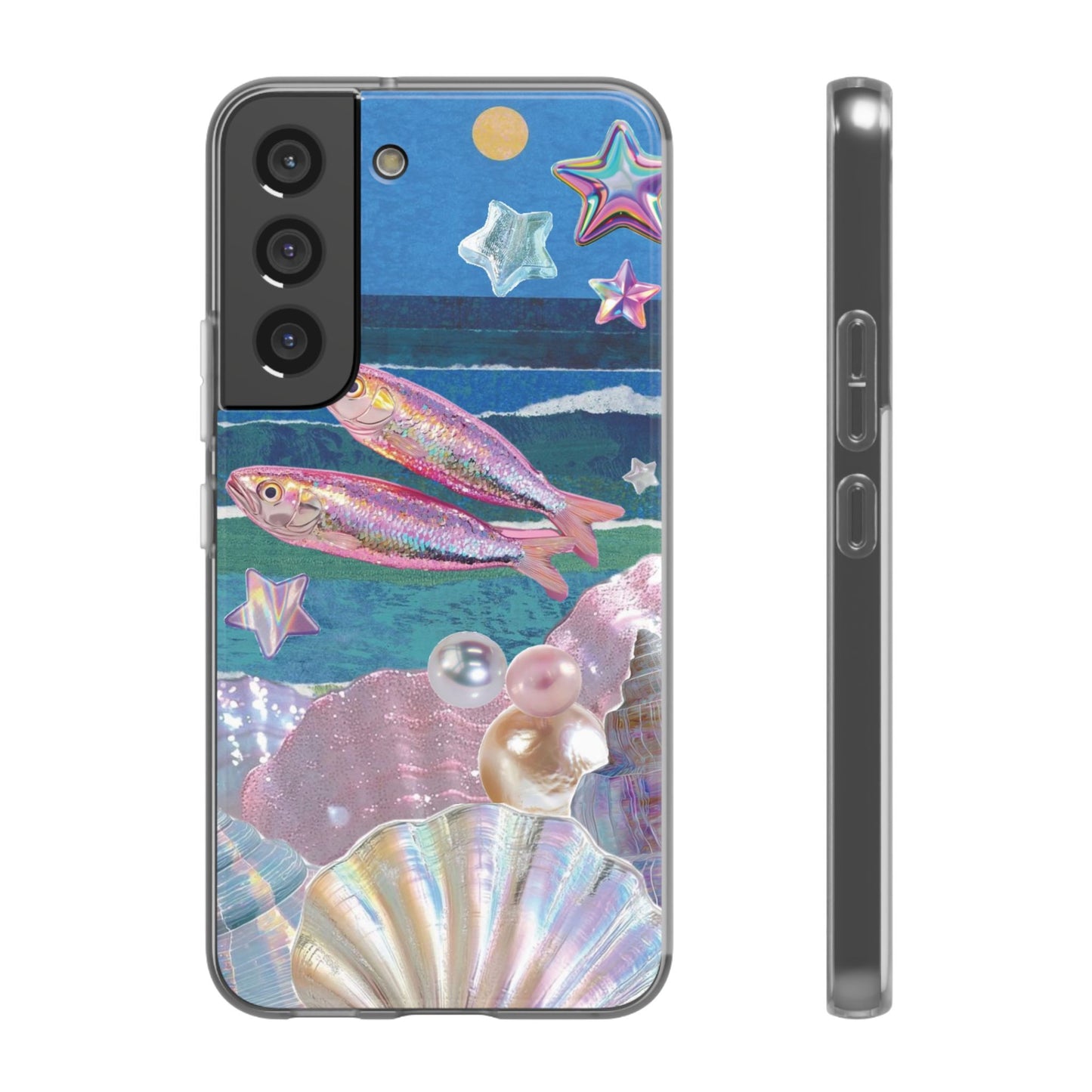 Iridescent Seashell Phone Case | Mermaidcore Ocean Aesthetic Case