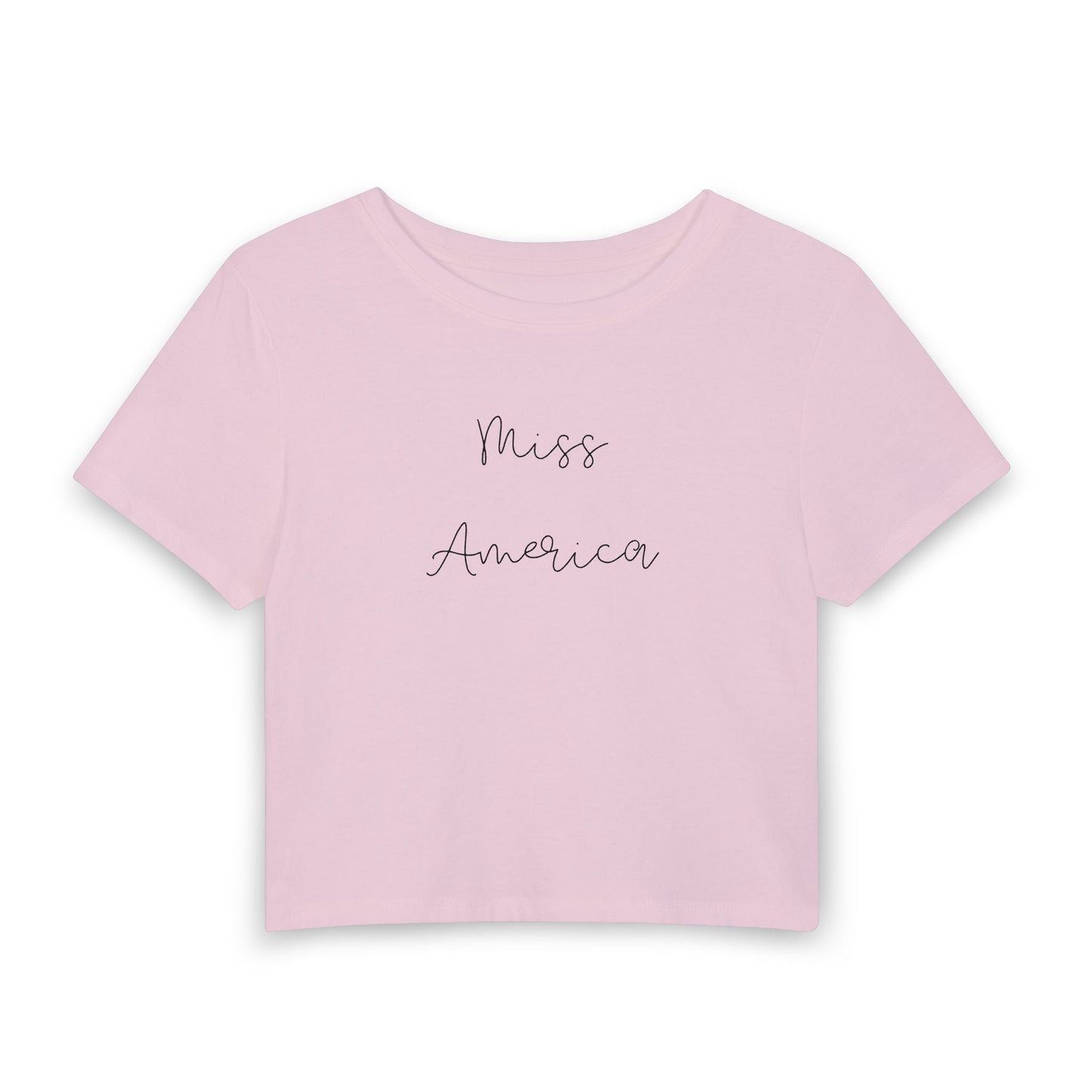 Miss America Baby Tee | Patriotic Graphic Crop Tee