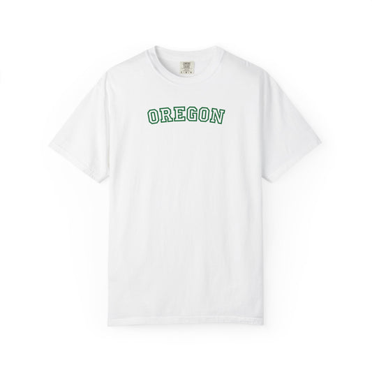 Oregon Varsity Graphic Tee | Retro Oregon Shirt | Pacific Northwest Aesthetic Tee | Trendy State Pride Shirt