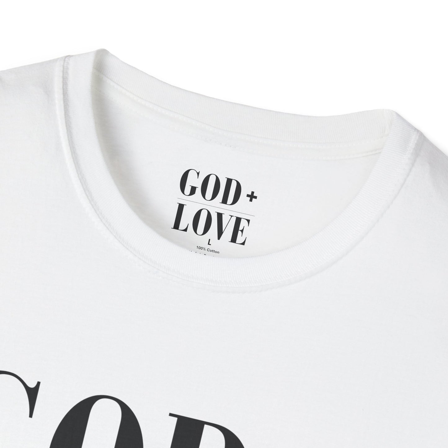 God + Love Statement T-Shirt - Adult