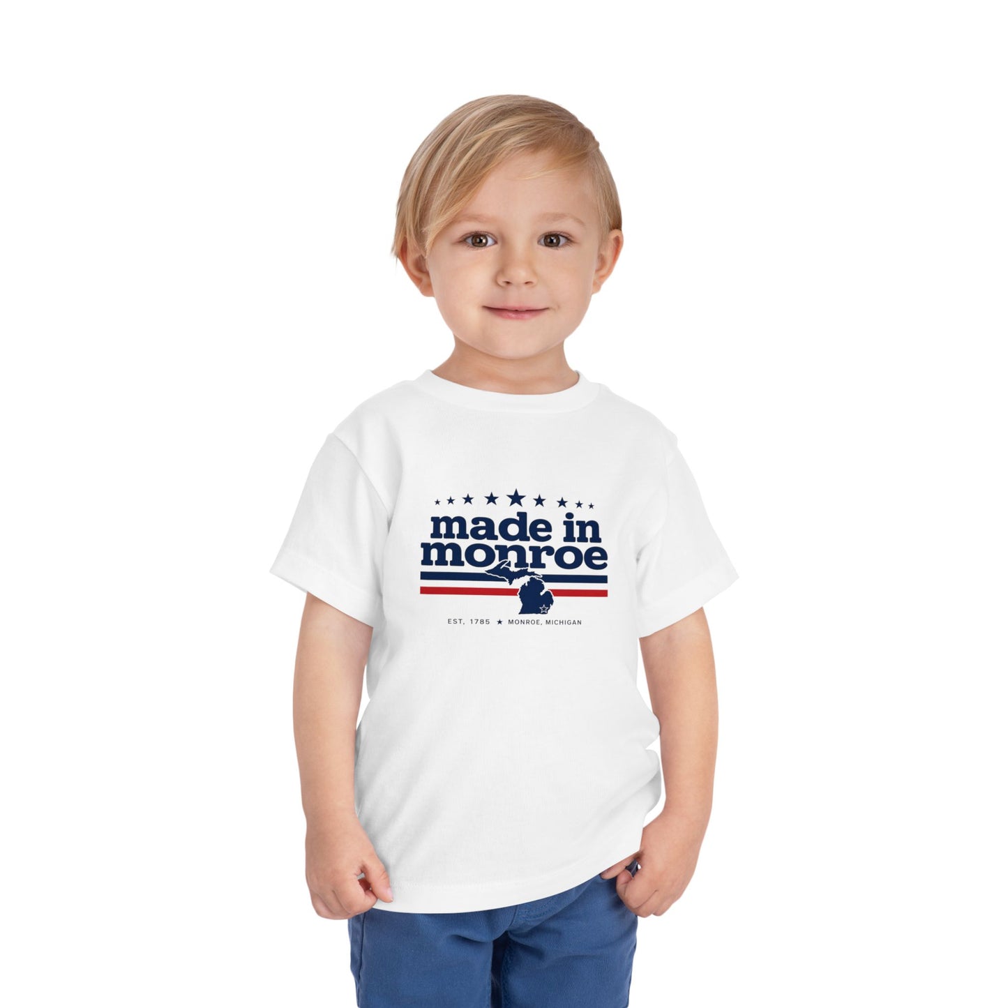 Made in Monroe Vintage Hometown Graphic T-Shirt- TODDLER