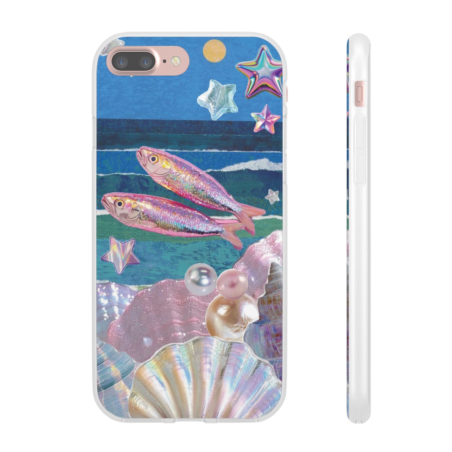 Iridescent Seashell Phone Case | Mermaidcore Ocean Aesthetic Case