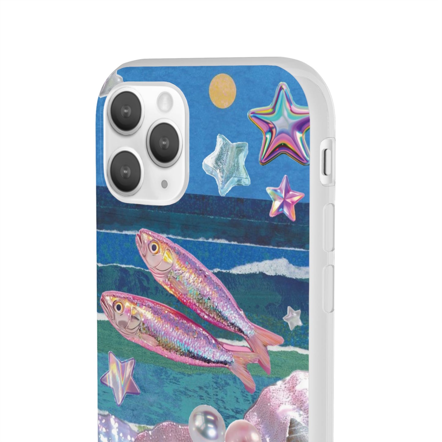 Iridescent Seashell Phone Case | Mermaidcore Ocean Aesthetic Case