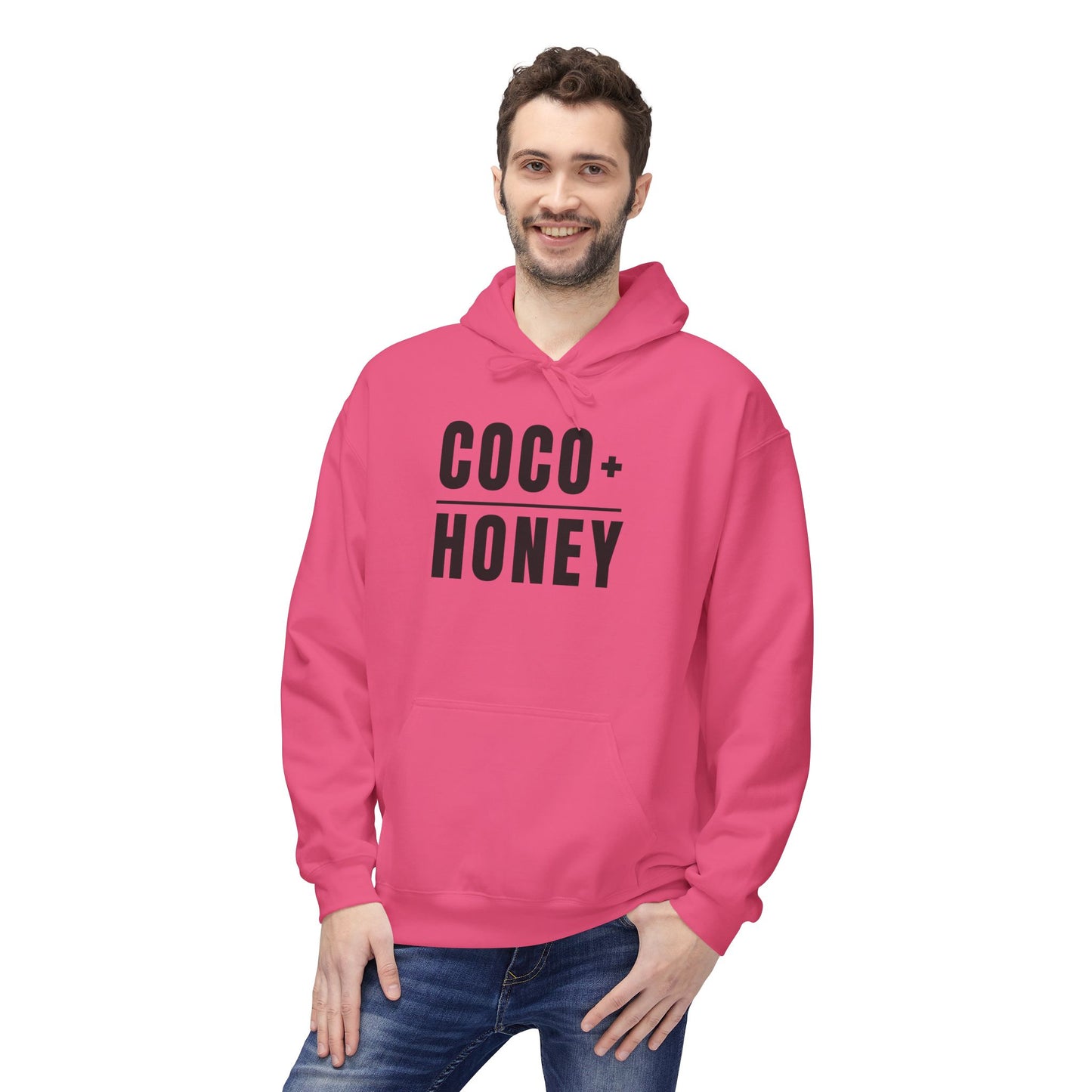 COCO + HONEY Signature Hoodie | Everyday It Girl Graphic Hoodie-Black