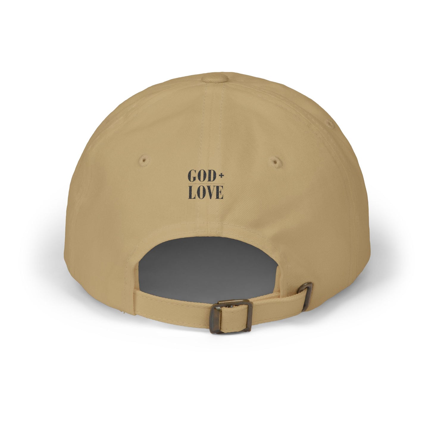 God + Love Statement Hat | Faith-Based Adjustable Dad Cap