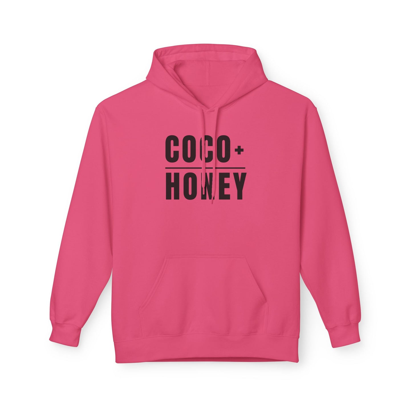 COCO + HONEY Signature Hoodie | Everyday It Girl Graphic Hoodie-Black