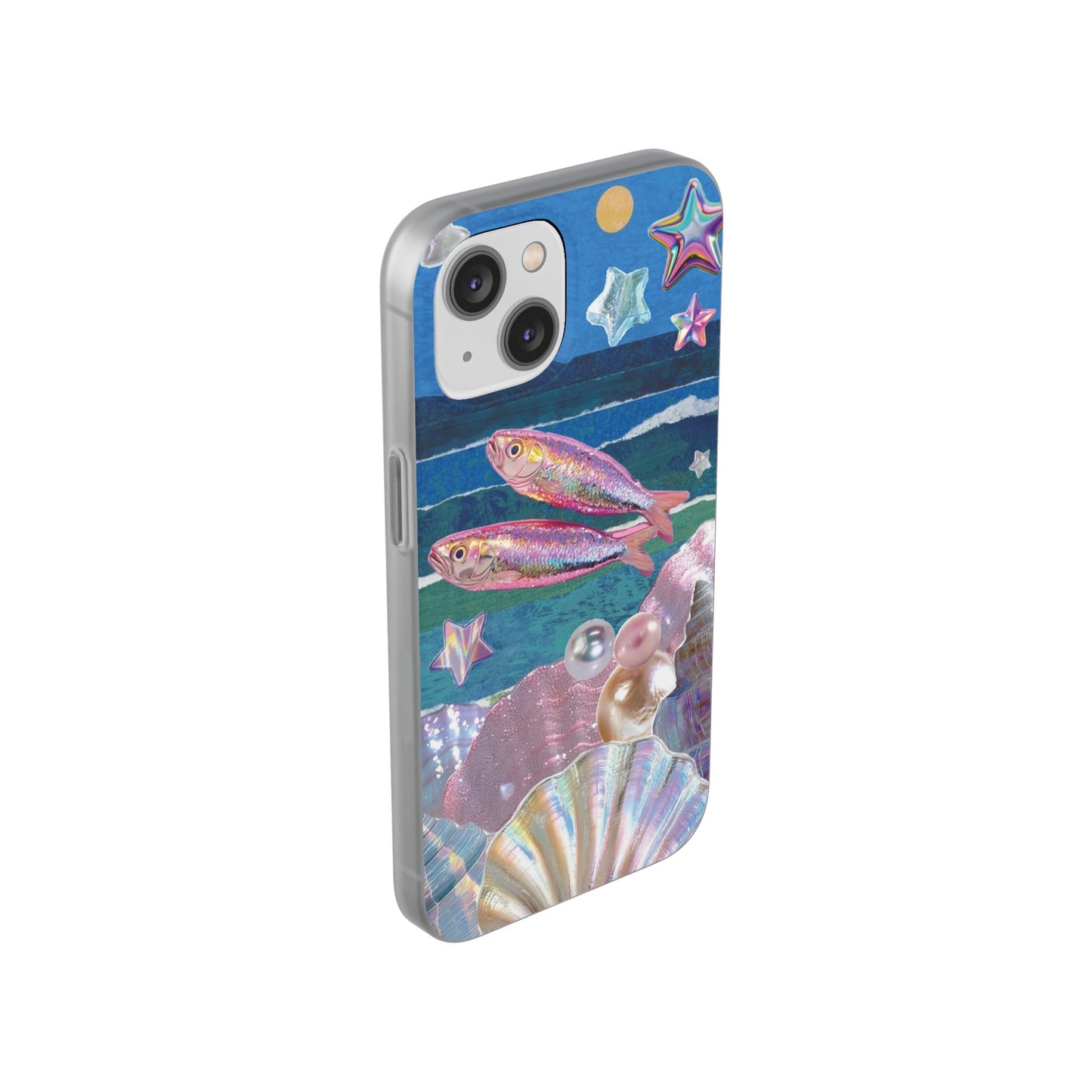 Iridescent Seashell Phone Case | Mermaidcore Ocean Aesthetic Case