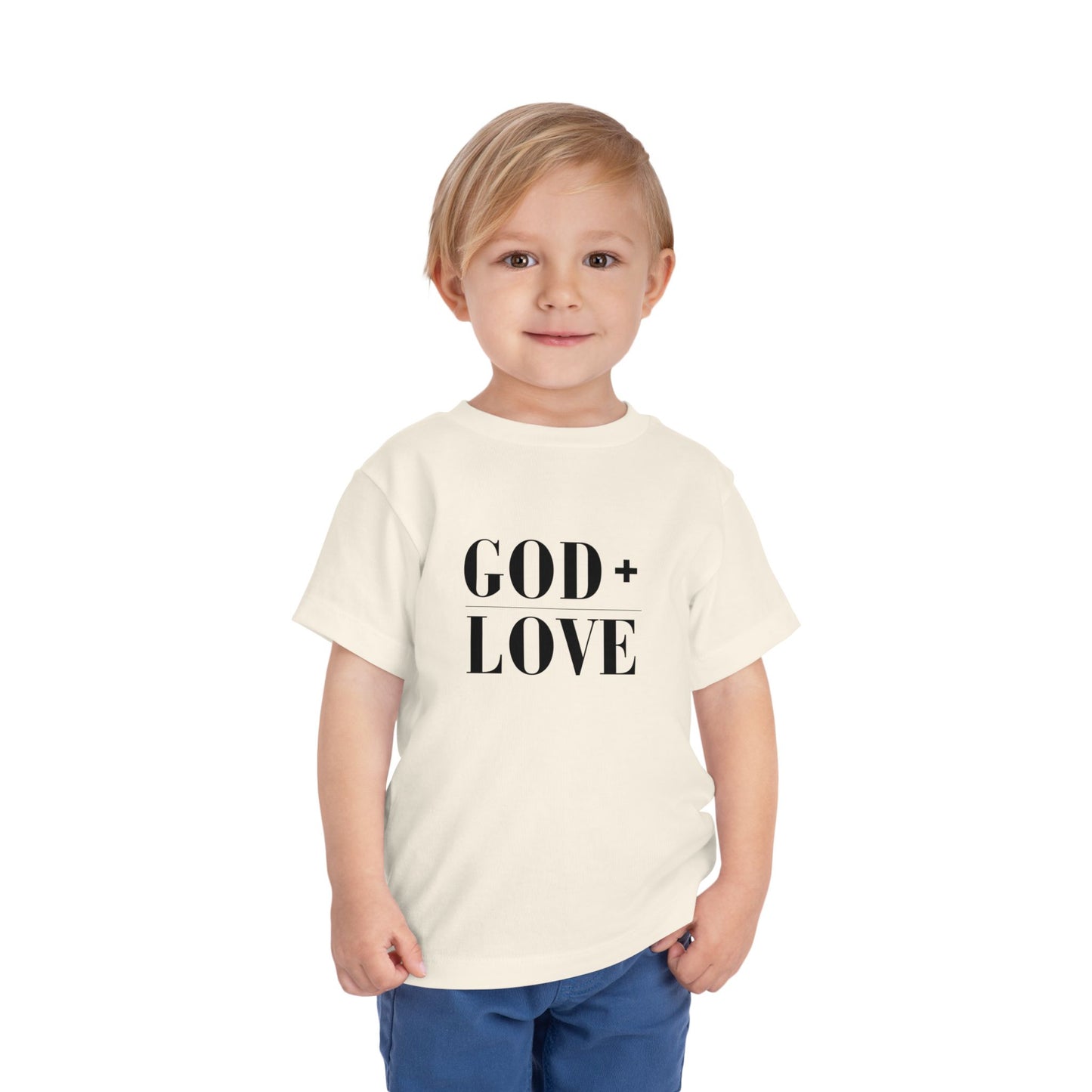 God + Love Statement Tee – Toddler