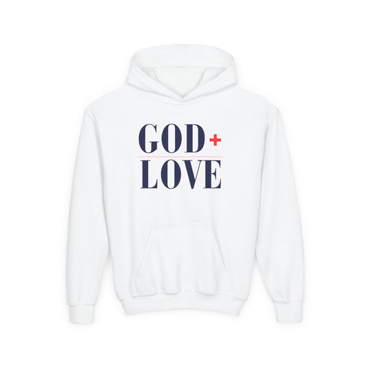 USA God Bless Love Statement Hoodie – YOUTH