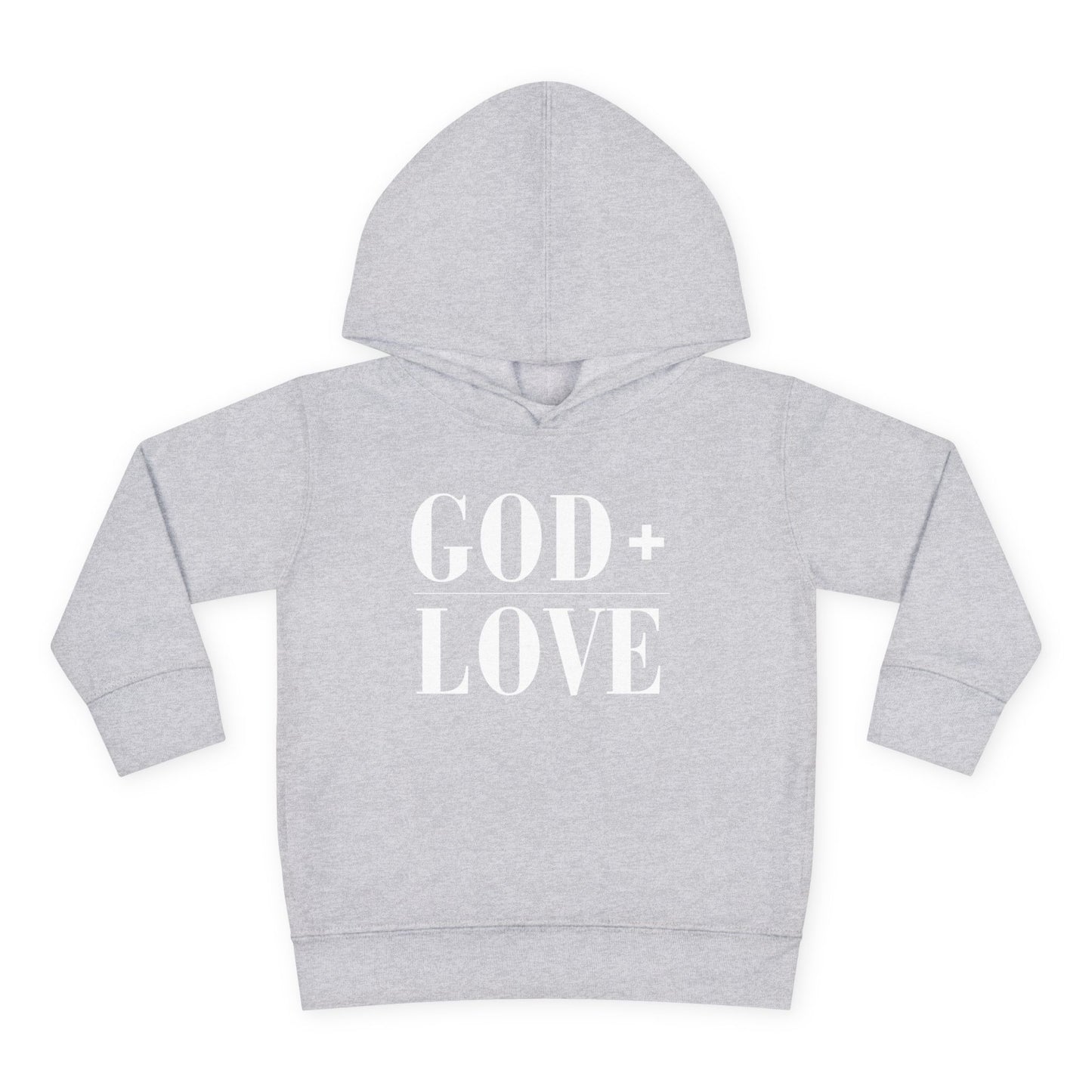 God + Love Statement Hoodie – Toddler