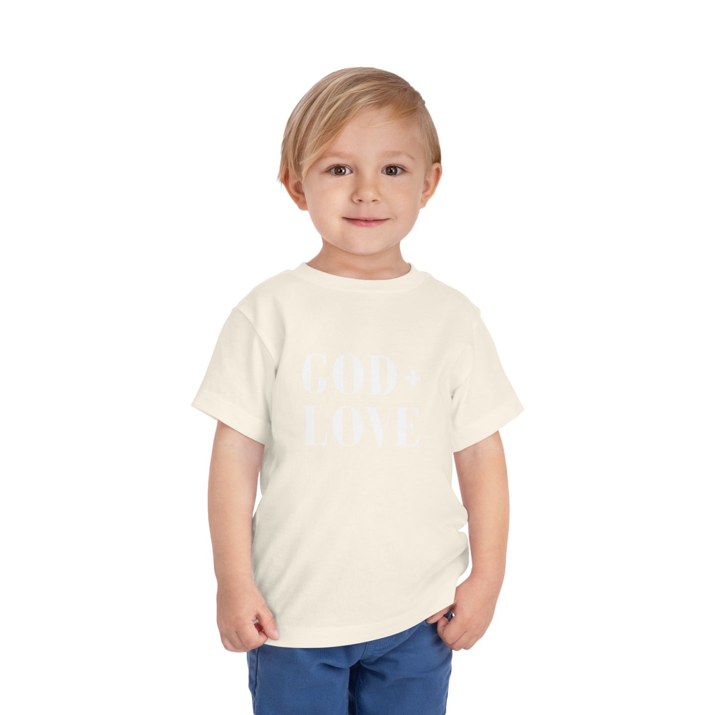 God + Love Statement Tee – Toddler