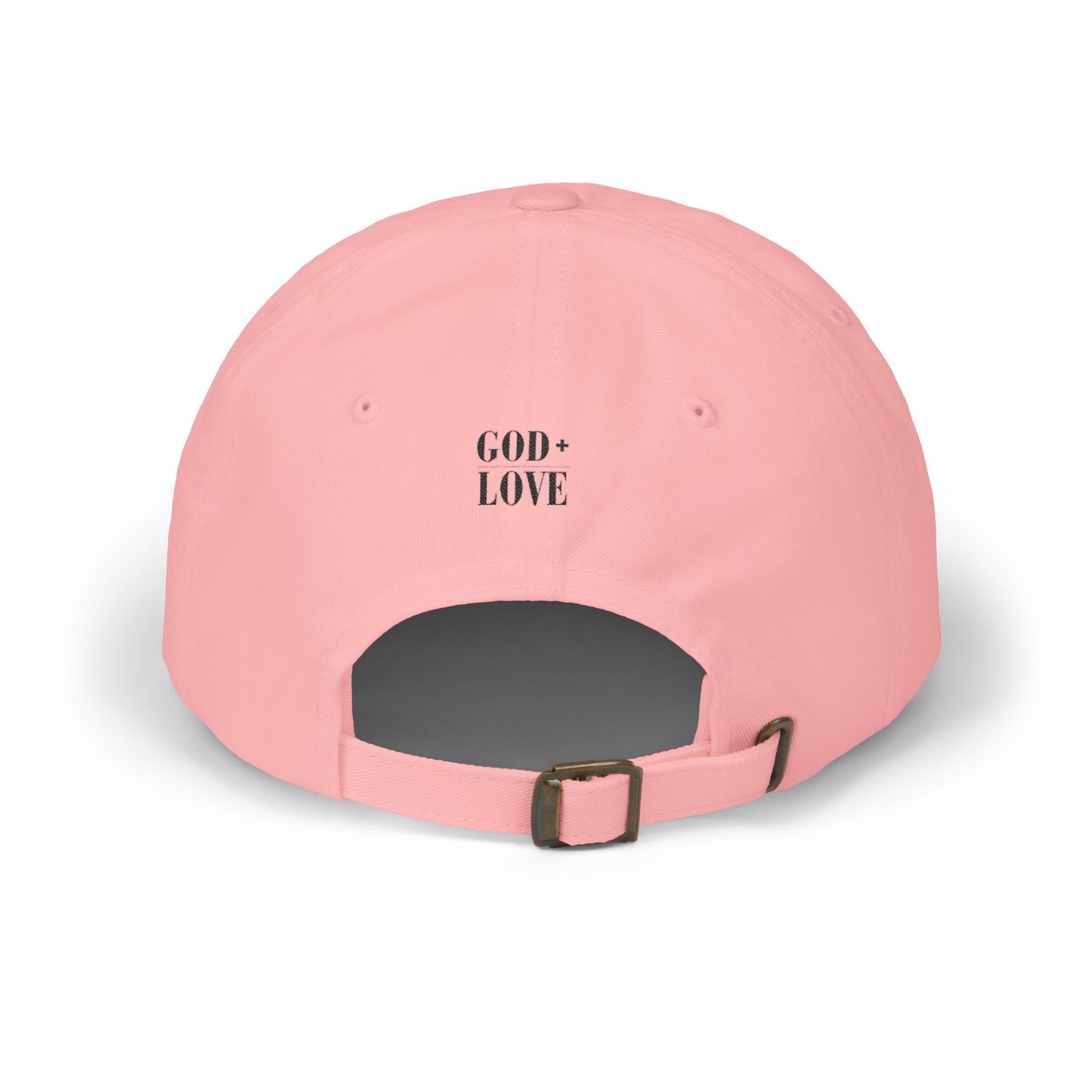 God + Love Statement Hat | Faith-Based Adjustable Dad Cap
