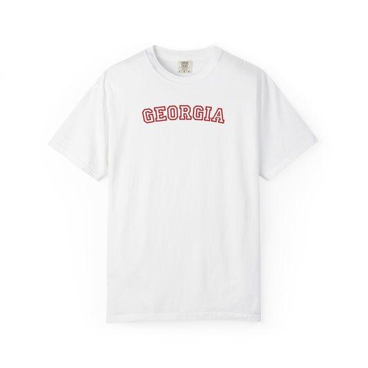 Georgia Varsity Graphic Tee | Retro Georgia Shirt | Southern Aesthetic Tee | Trendy College Style Shirt