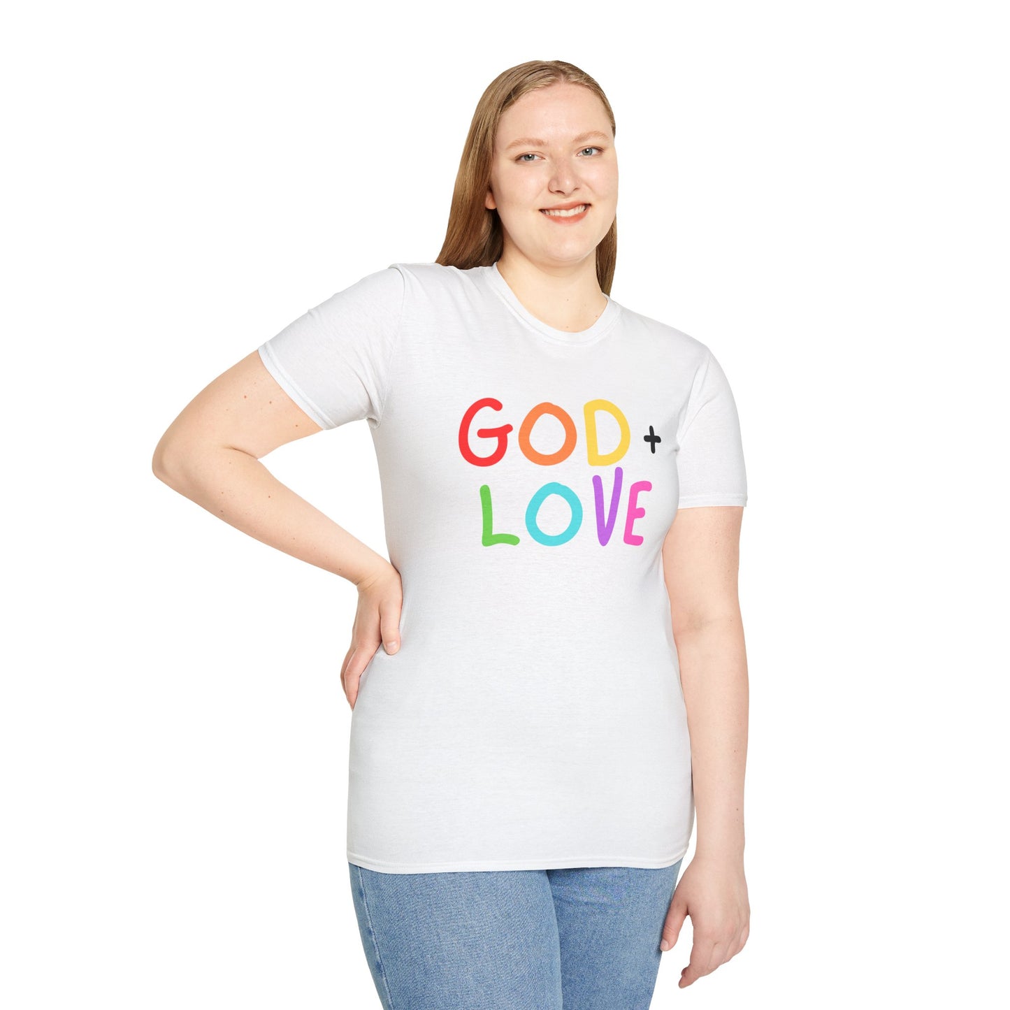 God + Love Color Statement Tee – Adult