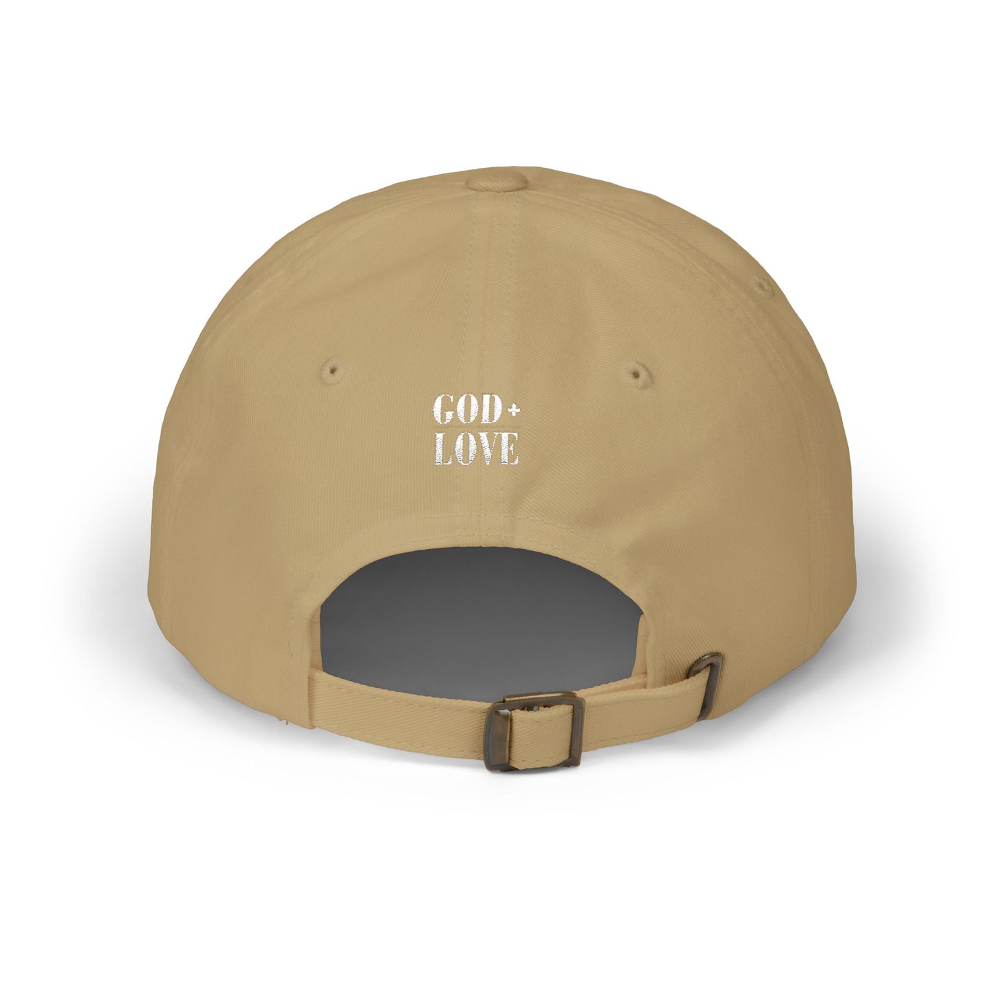God + Love Statement Hat | Faith-Based Adjustable Dad Cap