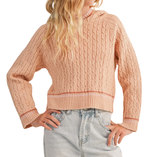 SWEET + COZY HOODED SWEATER